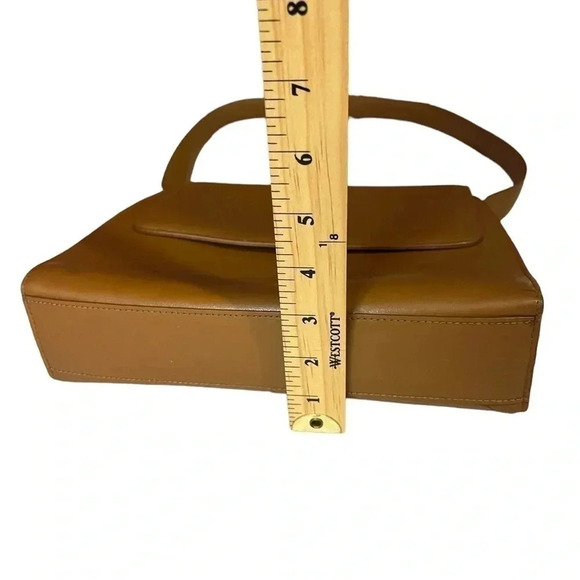 Fossil Denise Full Flap Cognac Genuine Leather Purse 90’s Inspired - Picture 16 of 16